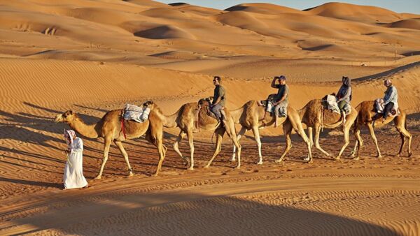 Kamelreiten Oman - Kamel Safari Oman in Wahiba Sands – Bild 2