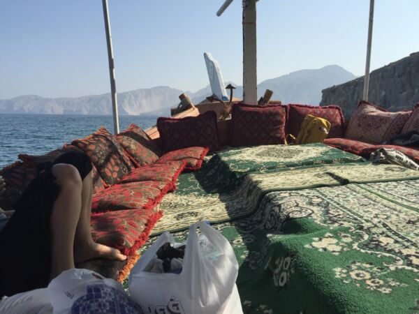 Al Chasab Oman Musandam - Dhow Boot Fahrt, Delfine und schnorcheln – Bild 4